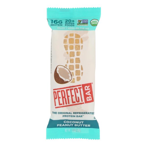 Perfect Bar Coconut Peanut Butter Bar - Case of 8 - 2.5 OZ - Image 2