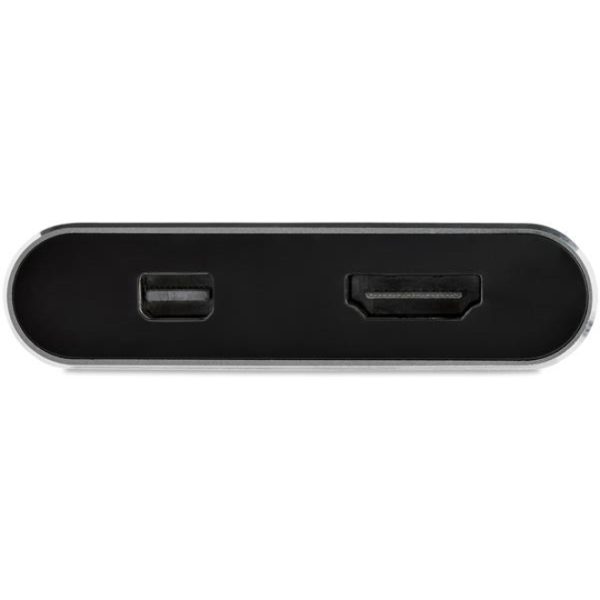 StarTech.com USB C Multiport Video Adapter - 4K 60Hz USB-C to HDMI 2.0 or Mini DisplayPort 1.2 Monitor Display Adapter - HBR2 HDR - Image 4