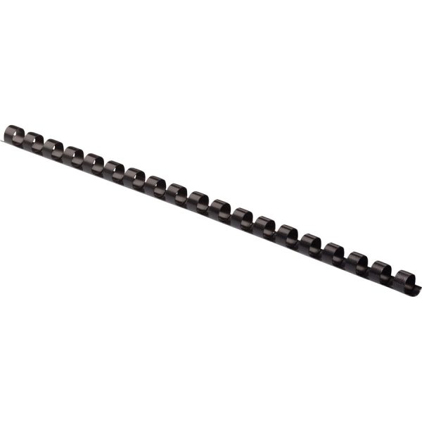 Fellowes Plastic Binding Combs - Black, 1/4" Diameter - Image 7