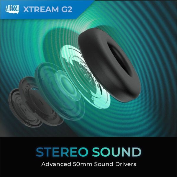 Adesso Stereo Gaming Headset with Microphone - Image 3