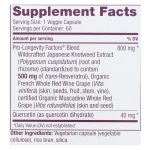 Reserveage Nutrition - Supp Resveratrol 500mg - 1 Each-60 VCAP