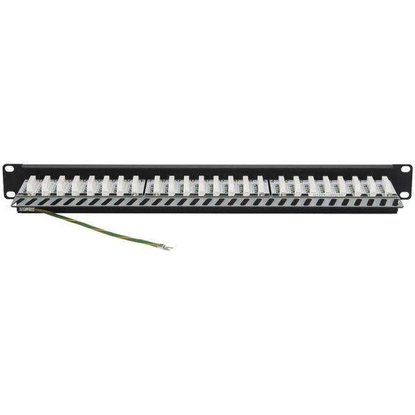 Eaton Tripp Lite Series Cat5e/Cat6 24-Port Patch Panel - Shielded, Krone IDC, 568B, RJ45 Ethernet, 1U, TAA - Image 2