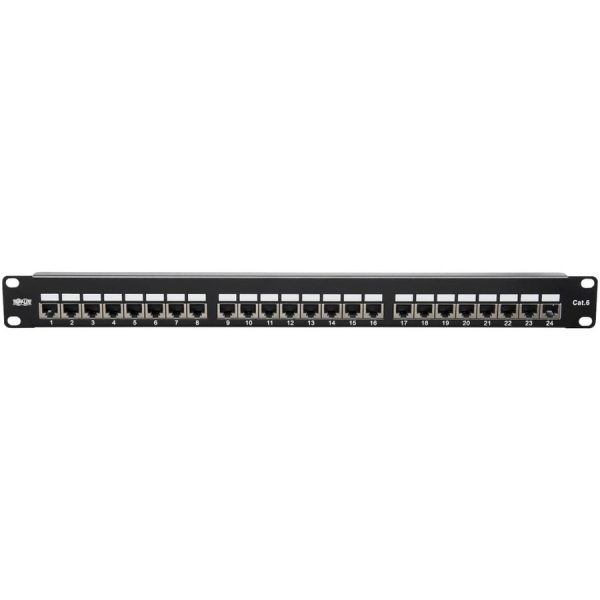 Eaton Tripp Lite Series Cat5e/Cat6 24-Port Patch Panel - Shielded, Krone IDC, 568B, RJ45 Ethernet, 1U, TAA - Image 3