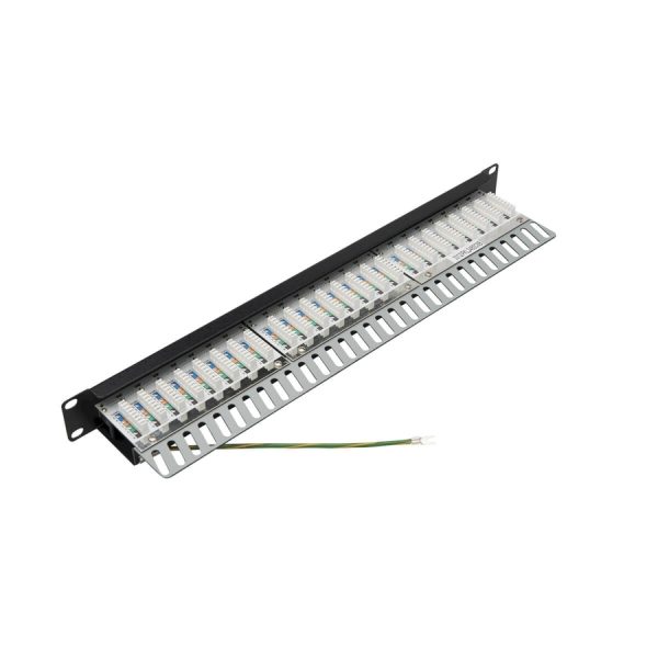 Eaton Tripp Lite Series Cat5e/Cat6 24-Port Patch Panel - Shielded, Krone IDC, 568B, RJ45 Ethernet, 1U, TAA - Image 5