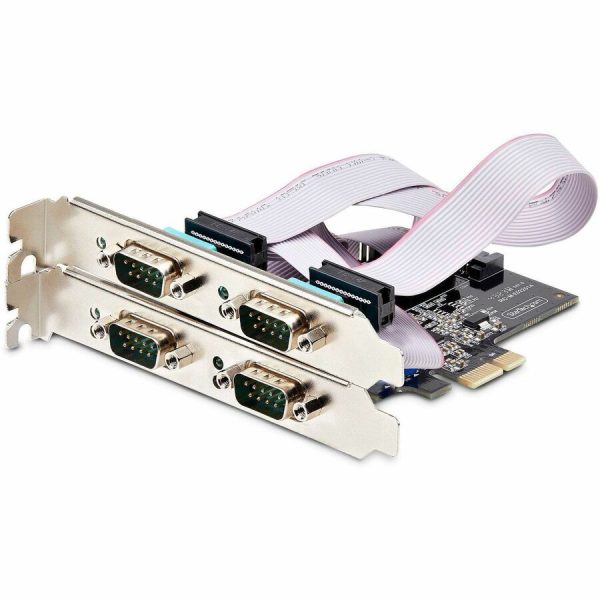 StarTech.com 4-Port Serial PCIe Card, Quad-Port RS232/RS422/RS485 Card, 16C1050 UART, ESD Protection, Windows/Linux, TAA-Compliant - Image 6