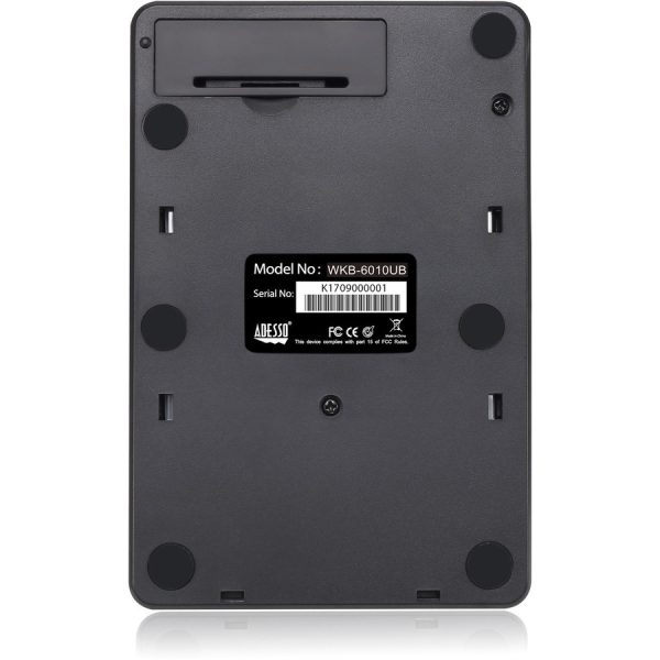 Adesso Wireless Spill Resistant 18-Key Numeric Keypad - Image 9