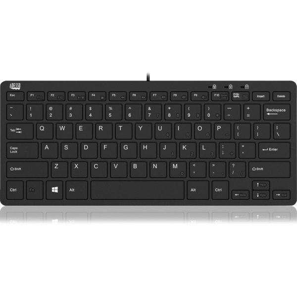 Adesso Mini Keyboard with USB Hubs - Image 6