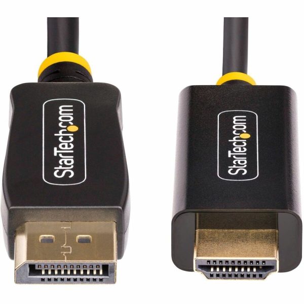 StarTech.com 9.8ft (3m) DisplayPort to HDMI Adapter Cable, 4K 60Hz with HDR, DP to HDMI 2.0b Cable, Active Video Converter - Image 6
