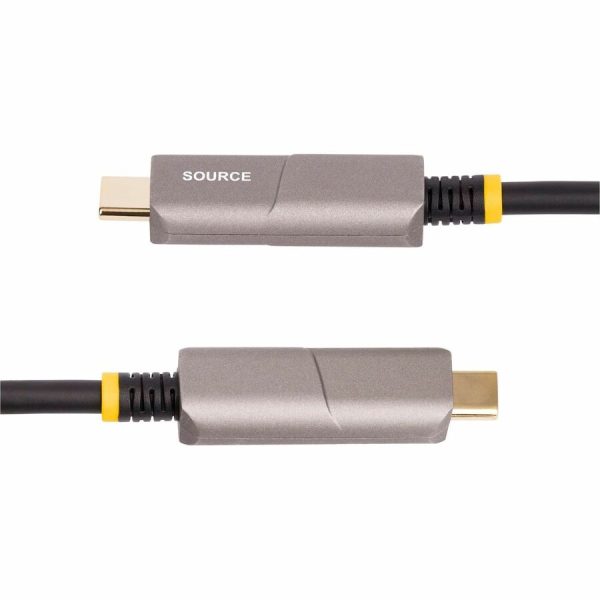 StarTech.com 30ft (9.15m) USB-C to HDMI 2.0 Active Optical Cable (AOC), 4K 60Hz, USB Type-C to HDMI Adapter Cable, CL3 Rated - Image 4