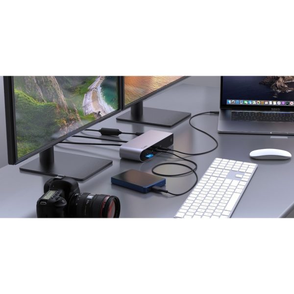 Belkin Thunderbolt 4 Laptop Docking Station - USB C Hub - USB C Docking Station for MacBook & Windows, 90W Power Delivery, Single 8K or Dual 4K Display, w/ Thunderbolt, HDMI, Ethernet, SD and Audio Ports - Image 4