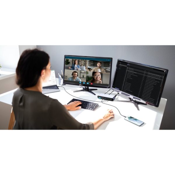 Belkin Thunderbolt 4 Laptop Docking Station - USB C Hub - USB C Docking Station for MacBook & Windows, 90W Power Delivery, Single 8K or Dual 4K Display, w/ Thunderbolt, HDMI, Ethernet, SD and Audio Ports - Image 5