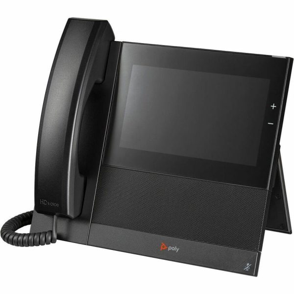 Poly CCX 600 IP Phone - Corded - Corded/Cordless - Wi-Fi, Bluetooth - Desktop - Black - Image 3