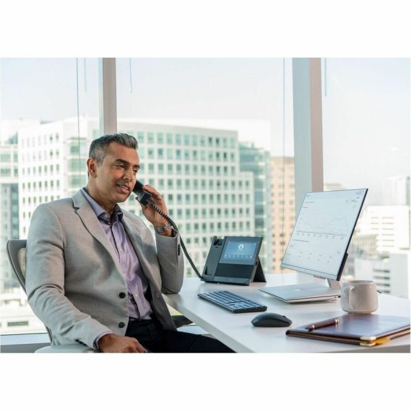 Poly CCX 600 IP Phone - Corded - Corded/Cordless - Wi-Fi, Bluetooth - Desktop - Black - Image 9