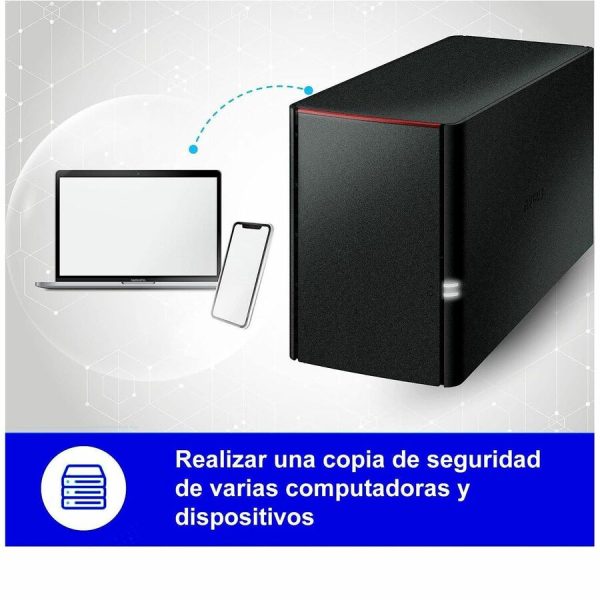 LinkStation 220 4TB Personal Cloud Storage with Hard Drives Included - Image 2
