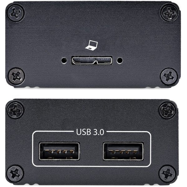 StarTech.com 2-Port USB 3.0 Extender over OM3 Multimode Fiber, LC/LC, 2x 5Gbps USB-A Hub, 350m (1150ft), Durable USB Fiber Optic Extender - Image 3
