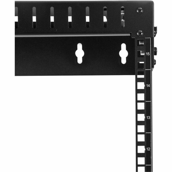 StarTech.com 2-Post 15U Heavy-Duty Wall Mount Network Rack, 19" Open Frame Server Rack with Adjustable Depth, Data Rack for IT Equipment~ - Image 5
