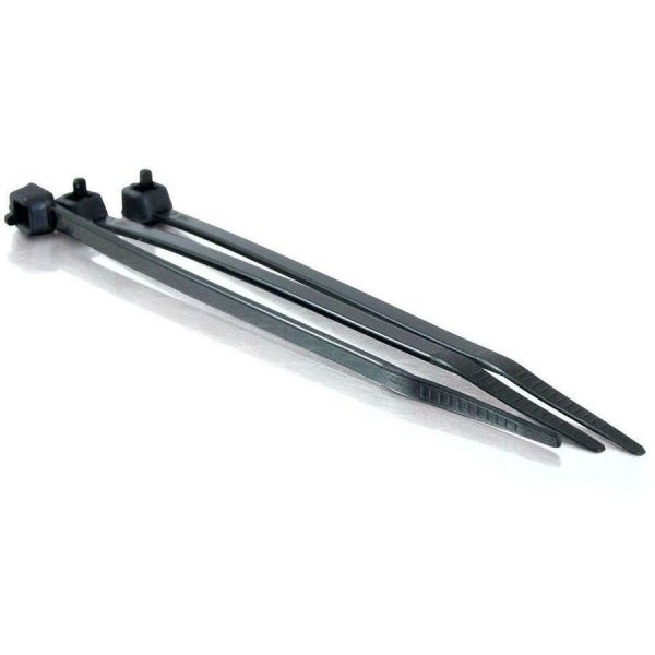 C2G 6in Cable Ties - Black - 100pk - Image 2