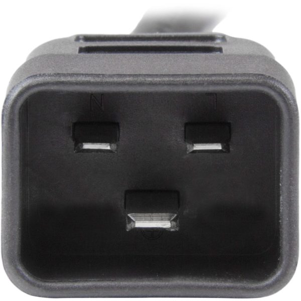 StarTech.com 3 ft Heavy Duty 14 AWG Computer Power Cord - C19 to C20 - Image 3