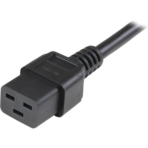 StarTech.com 3 ft Heavy Duty 14 AWG Computer Power Cord - C19 to C20 - Image 4