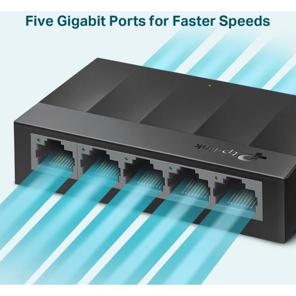 TP-Link LS1005G - Litewave 5 Port Gigabit Ethernet Switch - Image 3