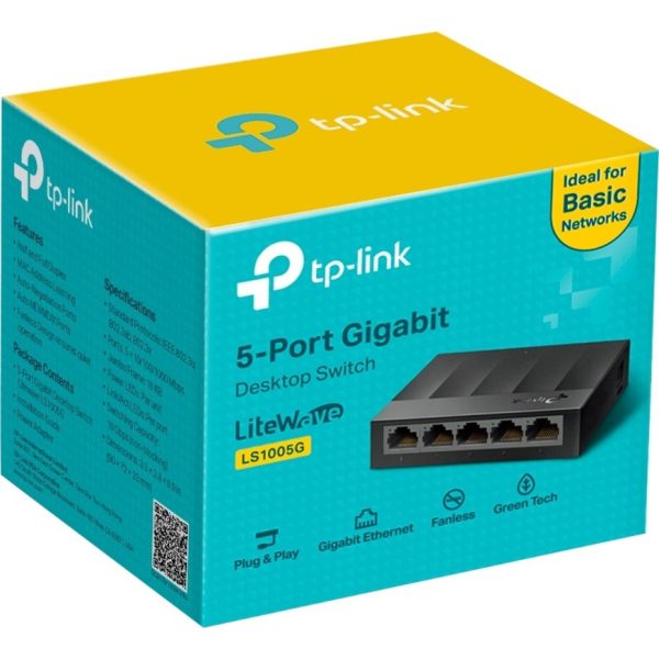TP-Link LS1005G - Litewave 5 Port Gigabit Ethernet Switch - Image 5
