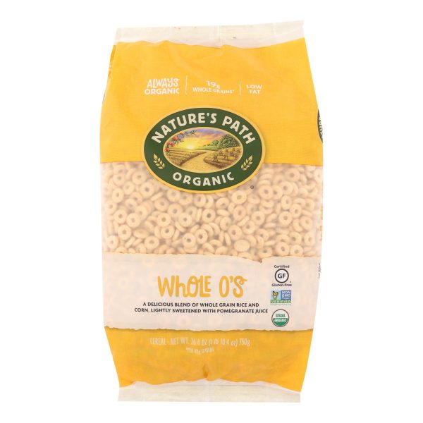 Nature's Path Organic Whole O's Cereal - Case of 6 - 26.4 oz. - Image 2