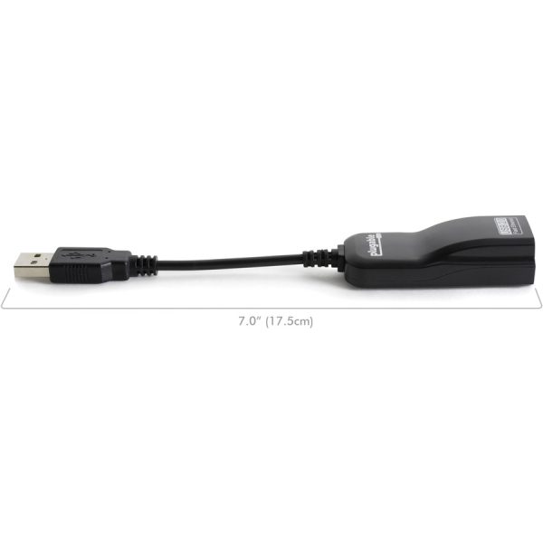 Plugable USB 2.0 to Ethernet Fast 10/100 LAN Wired Network Adapter - Image 3