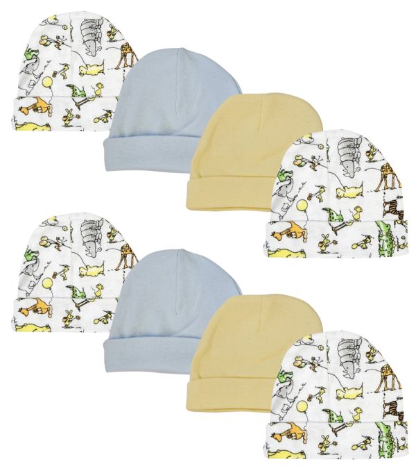 Boys Baby Caps (pack Of 8) Nc_0287