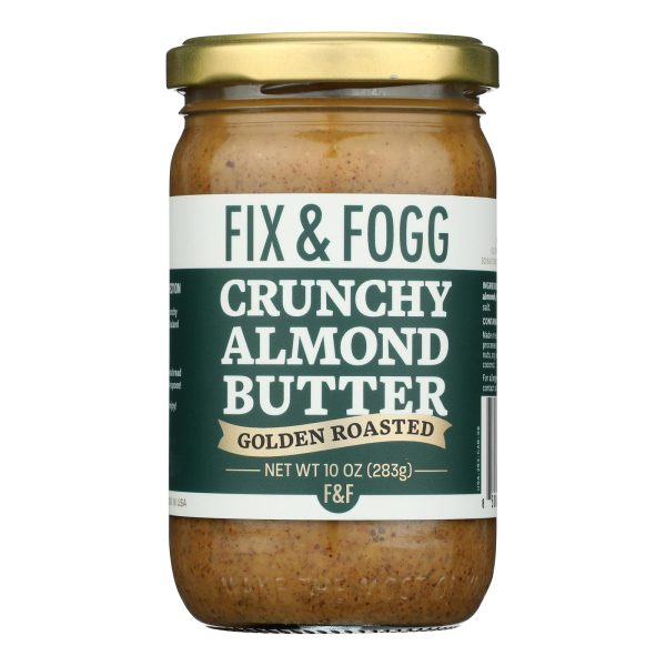 Fix & Fogg - Almond Butter Crunchy - Case of 6-10 OZ