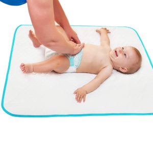Portable Changing Pad for Home & Travel – Waterproof Reusable Extra Large Size 31.5 x23.6'' Baby Changing Mat with Reinforced Double Seams   Change Diaper On The Go   Unisex Boys&Girls