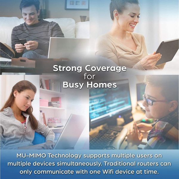 TRENDnet AC1200 Dual Band WiFi Router; TEW-831DR; 4 x 5dBi Antennas; Wireless AC 867Mbps; Wireless N 300Mbps; Business or Home Wireless AC Router for High Speed Internet; MU-MIMO Support - Image 3