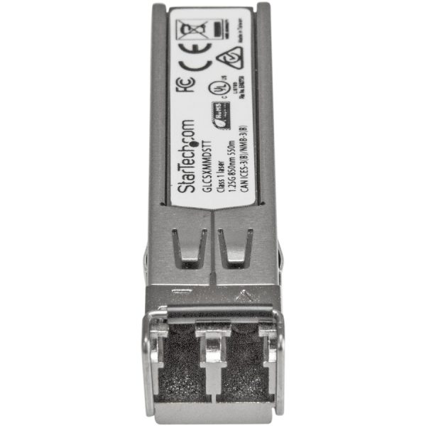 StarTech.com Cisco GLC-SX-MMD Compatible SFP Module - 1000BASE-SX - 1GE Gigabit Ethernet SFP 1GbE Multimode Fiber MMF Optic Transceiver - Image 2