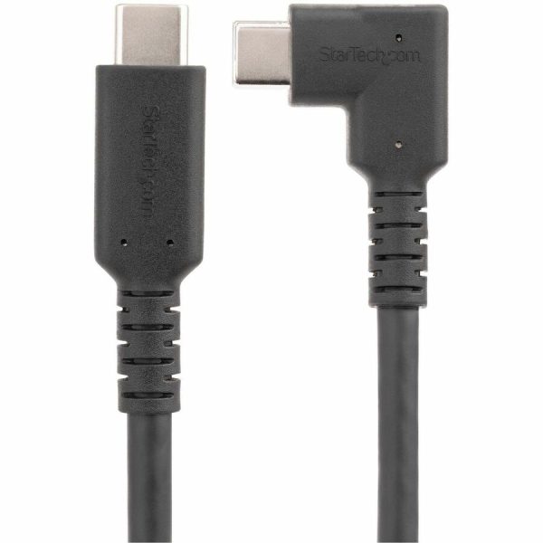 StarTech.com 3ft (1m) Rugged Right Angle USB-C Cable, USB 10 Gbps, USB C to C Data Transfer Cable, 100W PD, 4K 60Hz, 90 Degree USB-C Cable - Image 3