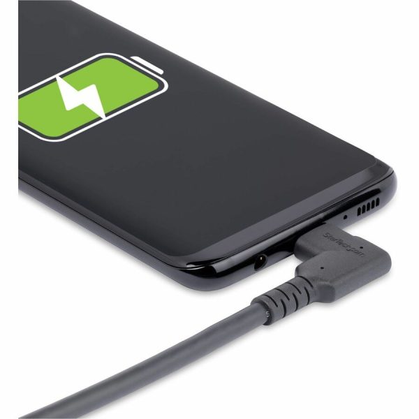 StarTech.com 3ft (1m) Rugged Right Angle USB-C Cable, USB 10 Gbps, USB C to C Data Transfer Cable, 100W PD, 4K 60Hz, 90 Degree USB-C Cable - Image 10