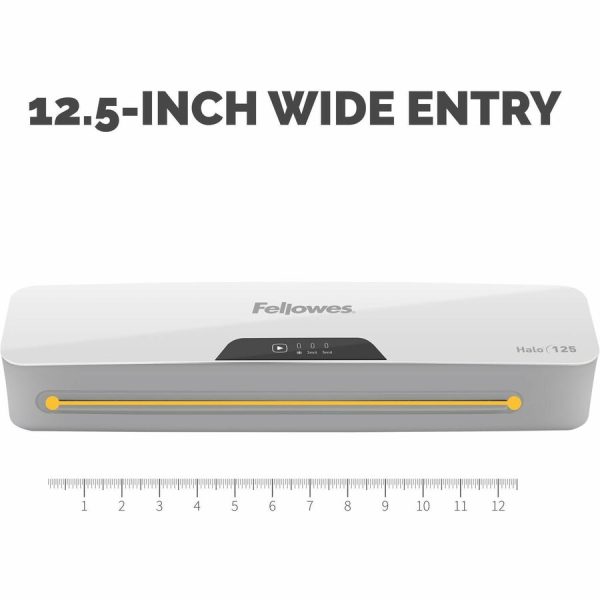 Fellowes Halo™ 125 Thermal Laminator for Home, School or Office with 25 Pouch Starter Kit, Easy to Use, 1 Minute Warm-Up, Jam Free - Image 5