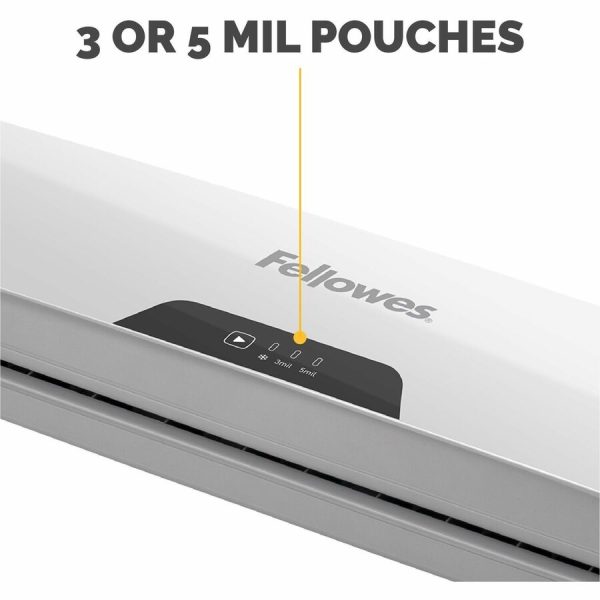 Fellowes Halo™ 125 Thermal Laminator for Home, School or Office with 25 Pouch Starter Kit, Easy to Use, 1 Minute Warm-Up, Jam Free - Image 8
