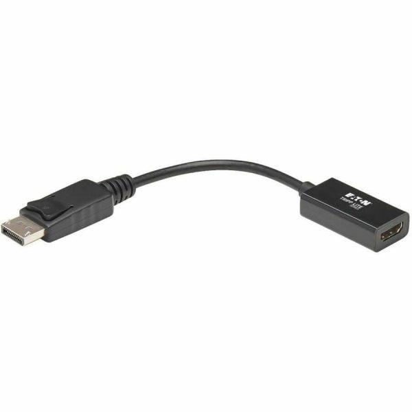 Eaton Tripp Lite Series DisplayPort to HDMI Active Adapter (M/F), Latching Connector, 4K 60 Hz, DP1.2, HDCP 2.2,Black, 6 in. - Image 5
