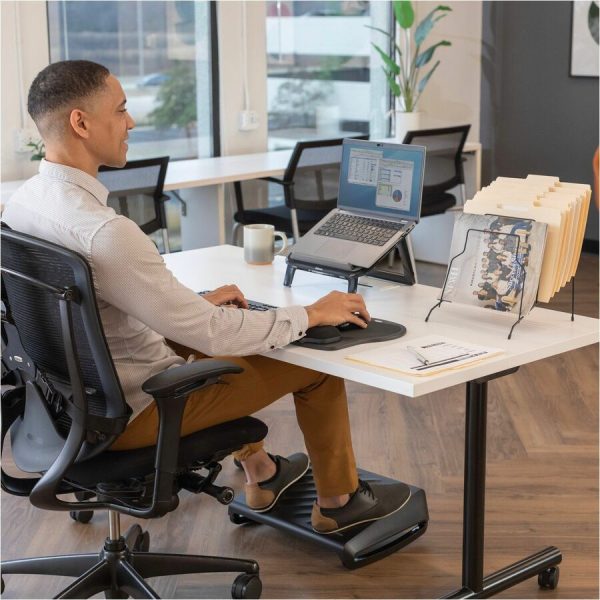 Fellowes® Easy Glide Gel Mouse Pad Wrist Rest - Black (93730) - Image 6