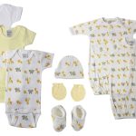 Unisex Newborn Baby 8 Pc  Sets Nc_0684