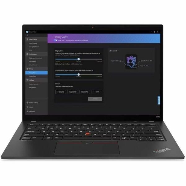 Lenovo ThinkPad T14s Gen 4 21F8004KUS 14" Notebook - WUXGA - AMD Ryzen 5 PRO 7540U - 16 GB - 256 GB SSD - English Keyboard - Deep Black - Image 8