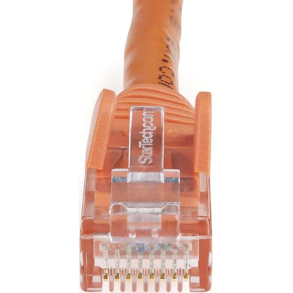 StarTech.com 50ft CAT6 Ethernet Cable - Orange Snagless Gigabit - 100W PoE UTP 650MHz Category 6 Patch Cord UL Certified Wiring/TIA - Image 3