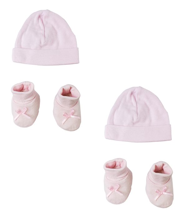 Preemie Cap And Bootie - 4 Pc Set Cs_0064