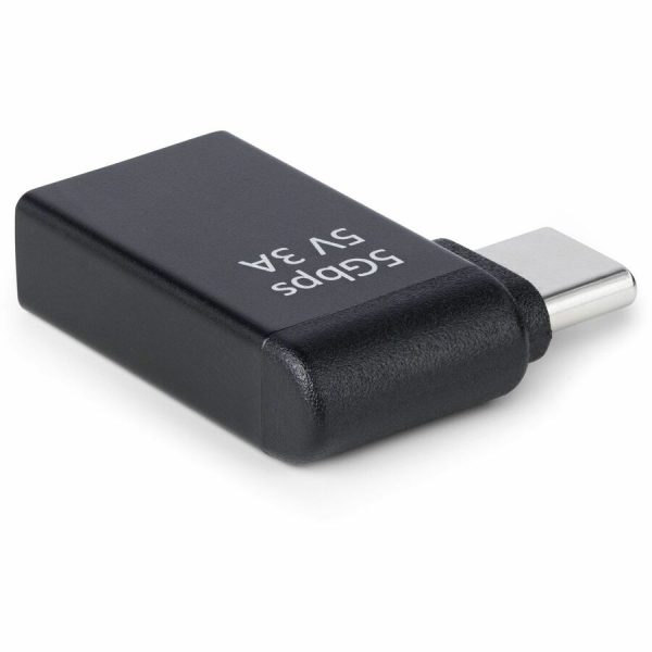 StarTech.com Right Angled USB-C to USB-A Adapter, USB 5Gbps, Compact USB-C Male to USB-A Female Adapter, Durable Metal Housing, M/F - Image 2