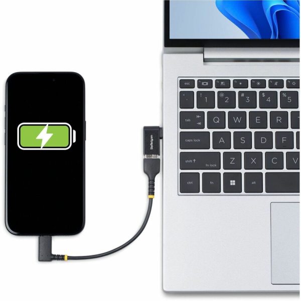 StarTech.com Right Angled USB-C to USB-A Adapter, USB 5Gbps, Compact USB-C Male to USB-A Female Adapter, Durable Metal Housing, M/F - Image 6