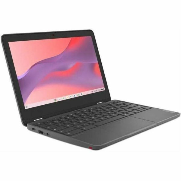 Lenovo 300e Yoga Chromebook Gen 4 82W2000AUS 11.6" Touchscreen Convertible 2 in 1 Chromebook - HD - Octa-core (ARM Cortex A76 + Cortex A55) - 4 GB - 32 GB Flash Memory - English Keyboard - Graphite Gray - Image 3