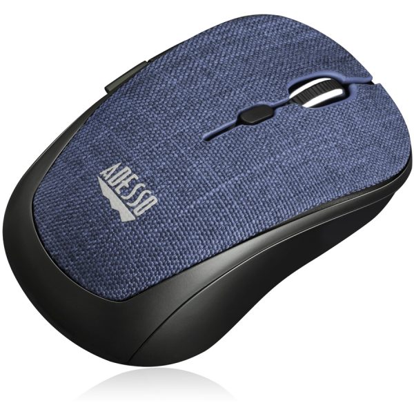 Adesso iMouse S80L - Wireless Fabric Optical Mini Mouse (Blue) - Image 6