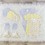 8 Pc  Baby Clothes Set Ls_0614nb