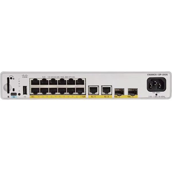Cisco Catalyst C9200CX-12P-2X2G Ethernet Switch - Image 2