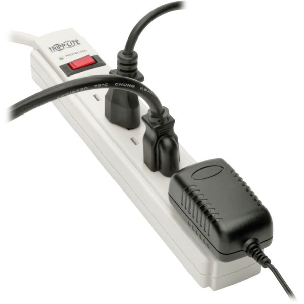 Eaton Tripp Lite Series Protect It! 6-Outlet Surge Protector, 6 ft. (1.83 m) Cord, 790 Joules, Diagnostic LED, TAA - Image 5