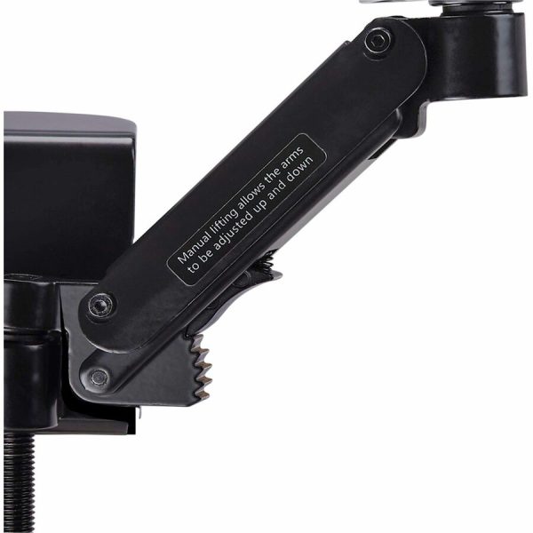 StarTech.com Adjustable Arm Rest for Office Desk, Ergonomic Arm/Elbow Support, 360-Degree Rotation, Clamp-On/No Drill Installation - Image 4